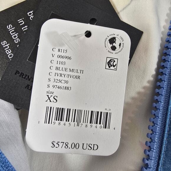 NWT Free People collab Anna Sui Florida Cotton Rainbow Jacket *Rare* . Ret. $578 - Picture 6 of 14